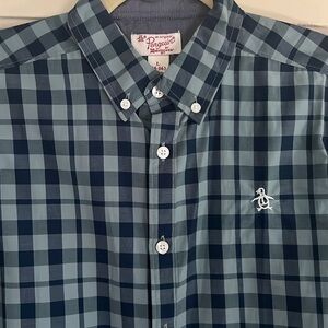 Boys Penguin Button Down shirt